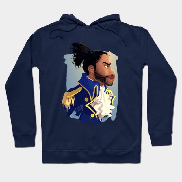 HAMILTON MUSICAL Lafayette Hoodie by MeikeARTS